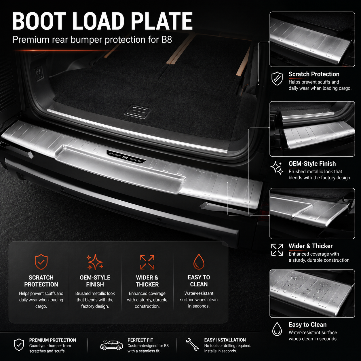 Aluminium Boot Load Plate
