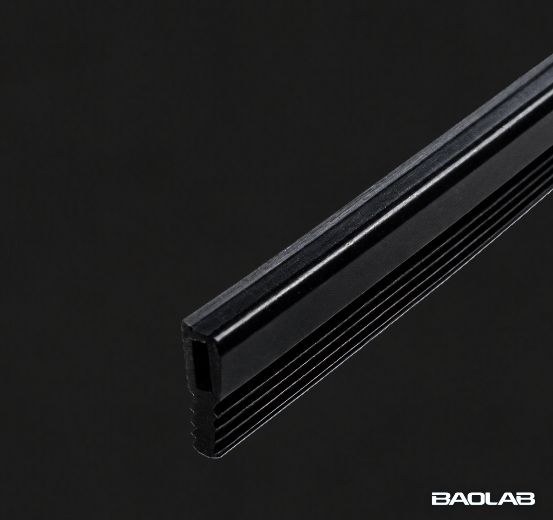 Close-up of Denza wraparound ambient light silicone optical light guide